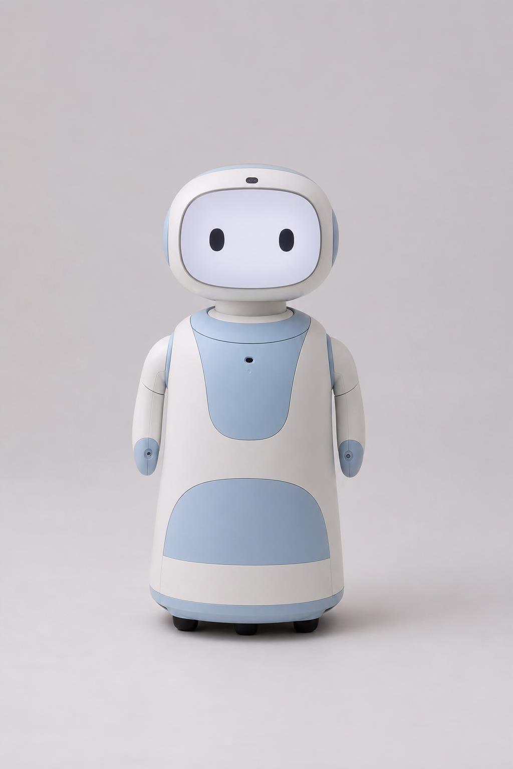 小型ヒューマノイドロボット Pebble の全身ポートレート