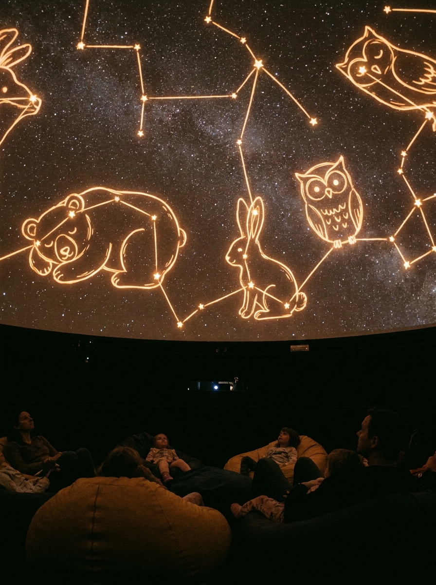 こども向け星座上映のイメージ