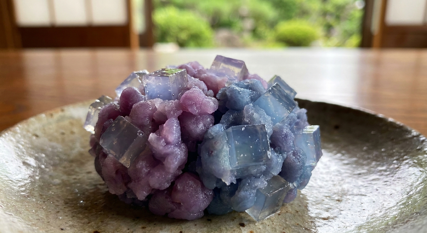 季の上生菓子「紫陽花」
